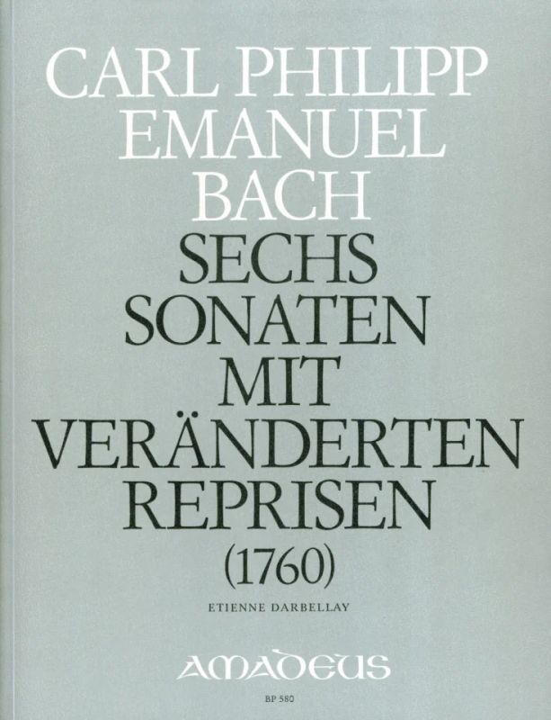Carl Philipp Emanuel Bach - 6 Sonaten Mit Veraenderten Reprisen Wq 50 (0)