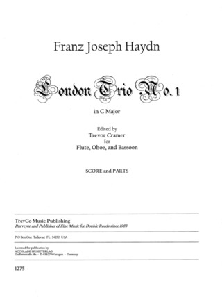 Joseph Haydn - Londoner Trio C-Dur Hob 4/1