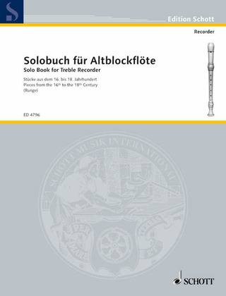 Solobuch für Alt-Blockflöte