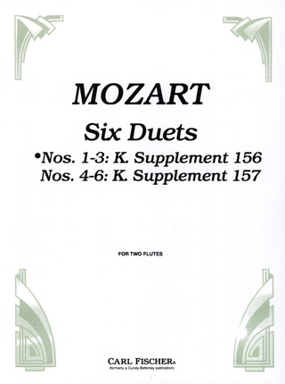 Wolfgang Amadeus Mozart - 6 Duets 1 Op 75/1-3