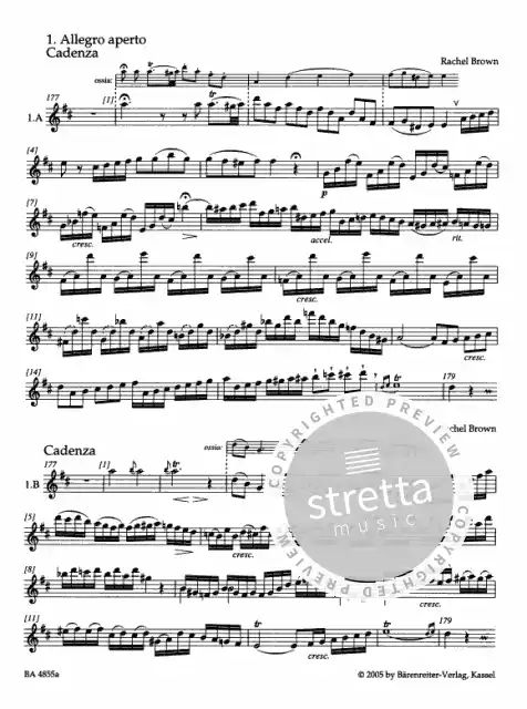 Wolfgang Amadeus Mozart - Concerto in D major K. 314 (285d)