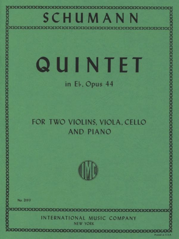 Robert Schumann - Piano Quintet in E-flat major op. 44