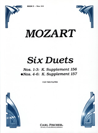 Wolfgang Amadeus Mozart - 6 Duets 2 Op 75/4-6