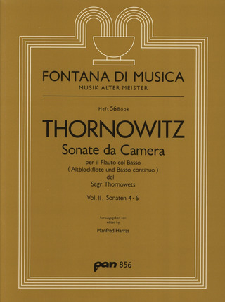 Thornowitz Henry: Sonate Da Camera 2 (4-6)