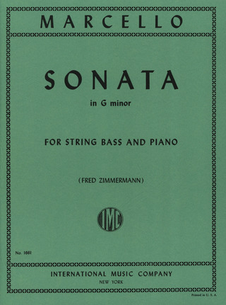 Benedetto Marcello - Sonata Sol M. (Zimmermann)