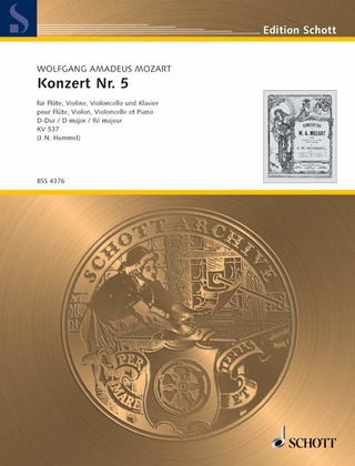 Wolfgang Amadeus Mozart - Konzert Nr. 5 D-Dur