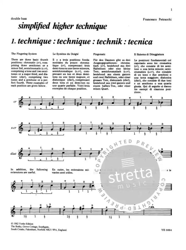 Francesco Petracchi - Simplified higher Technique (1)