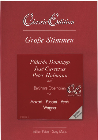 Grosse Stimmen Domingo Carreras Hofmann (Tenor)