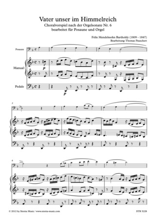 Felix Mendelssohn Bartholdy: Vater unser im Himmelreich