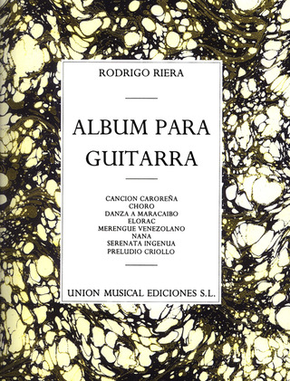 Rodrigo Riera - Album para guitarra