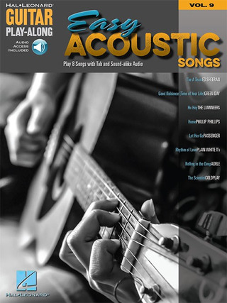 Guitar Play-Along Volume 9: Easy Acoustic Songs