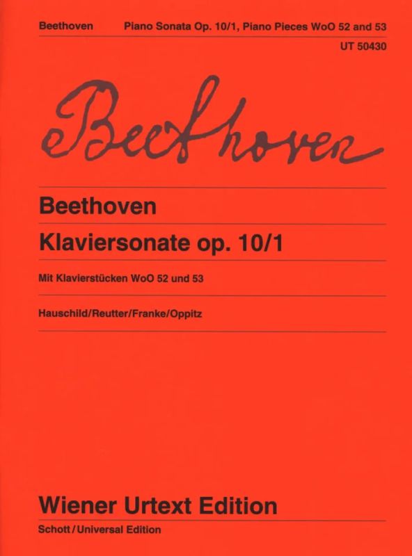 Beethoven Klaviersonate c-Moll op. 10/1
