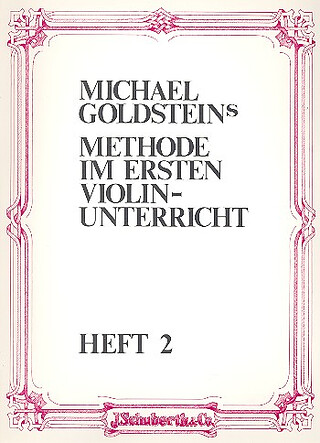 Michael Goldstein - Methode im ersten Violinunterricht 2