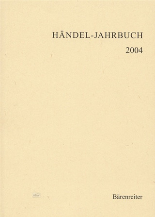 Händel–Jahrbuch 2004, 50. Jahrgang