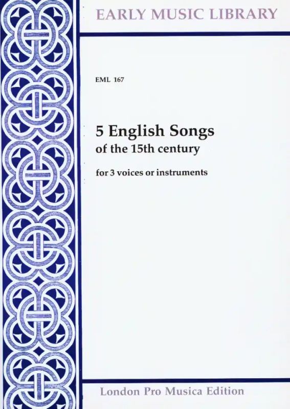 5 English Songs Of The 15th Century