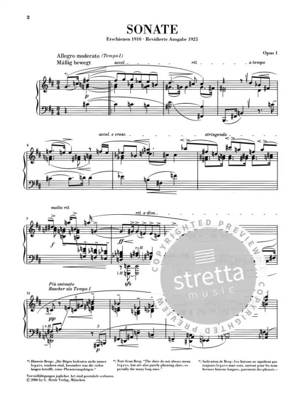 Alban Berg - Piano Sonata op. 1 (1)