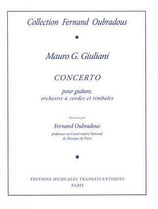 Mauro Giuliani: Concerto 1 A-Dur Op 30