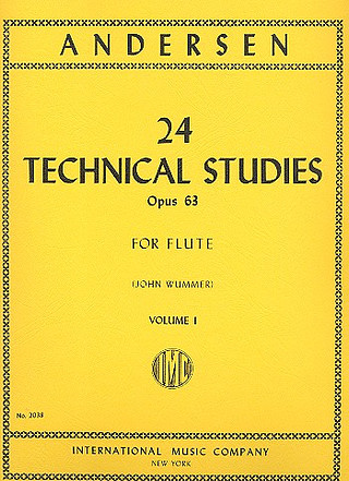 Joachim Andersen - Studi Tecnici (24) Op. 63 Vol. 1 (Wummer)