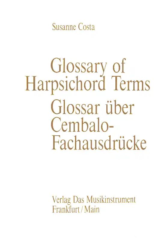 Susanne Costa: Glossar über Cembalo-Fachausdrücke (0)