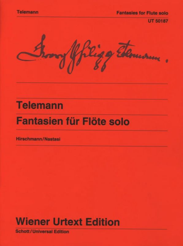 Georg Philipp Telemann - Fantasies for Flute solo