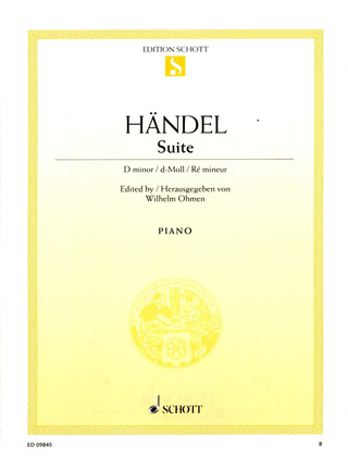 Georg Friedrich Händel - Suite  d-Moll HWV 437