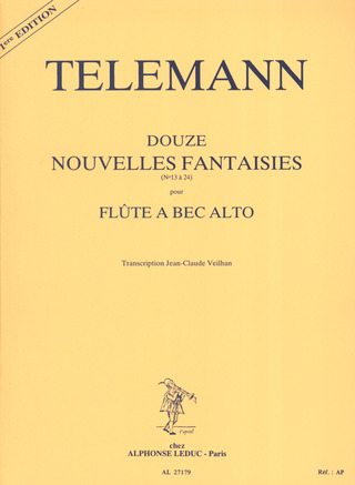 Georg Philipp Telemann - 12 Nouvelles Fantaisies