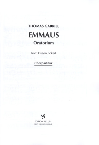 Thomas Gabriel - Emmaus - Rock Oratorium