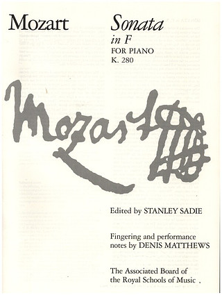 Wolfgang Amadeus Mozartet al. - Piano Sonata In F K280