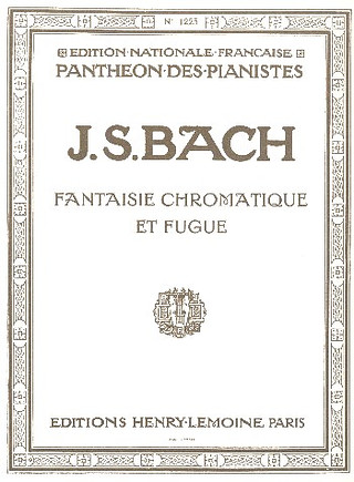 Johann Sebastian Bach - Fantaisie chromatique et Fugue