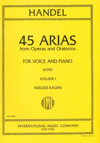 George Frideric Handel - 45 Arias from Operas and Oratorios 1