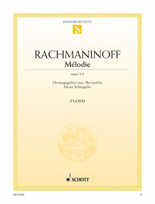 Sergueï Rachmaninov - Mélodie