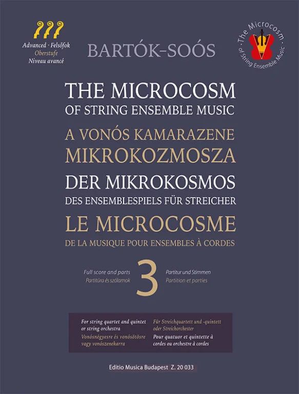 Béla Bartók - Der Mikrokosmos des Ensemblespiels für Streicher 3 / A vonós kamarazene mikrokozmosza 3