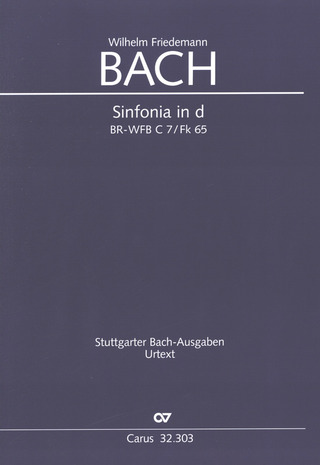 Wilhelm Friedemann Bach - Sinfonia  d-Moll BR-WFB C 7 / Fk 65