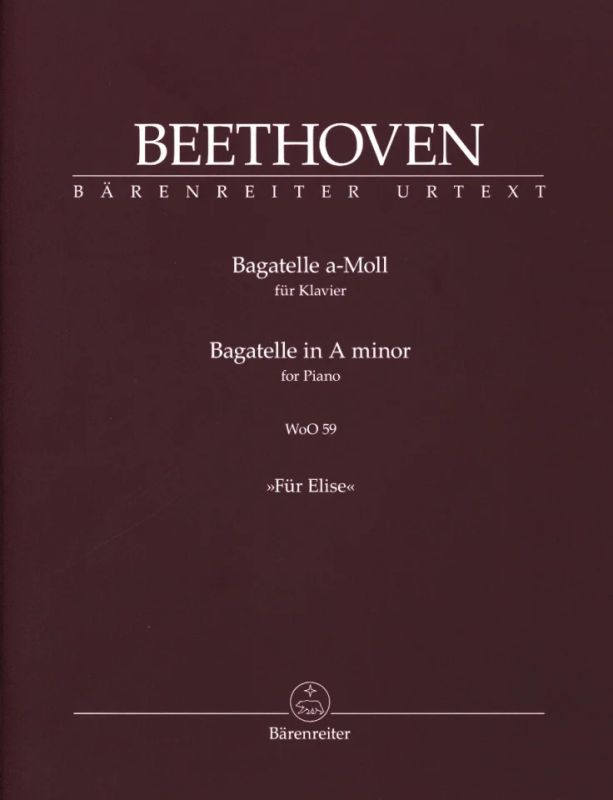 Ludwig van Beethoven: Bagatelle a-Moll WoO 59