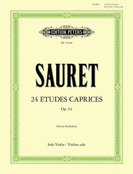 Émile Sauret - 24 Etudes Caprices, Op. 64