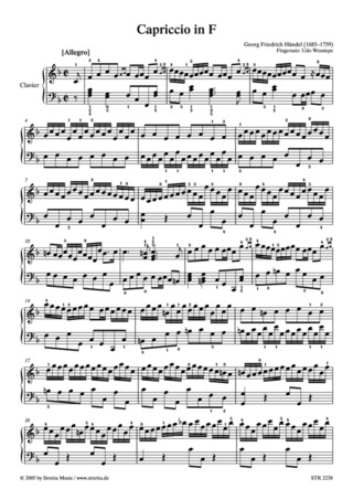Georg Friedrich Händel - Capriccio in F