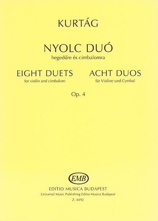 György Kurtág - Eight Duos op. 4