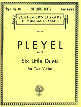Ignaz Josef Pleyel - Six Little Duets, Op. 48