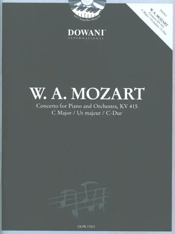 Wolfgang Amadeus Mozart - Concerto in C-Dur, KV 415