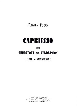 Florian Poser - Capriccio
