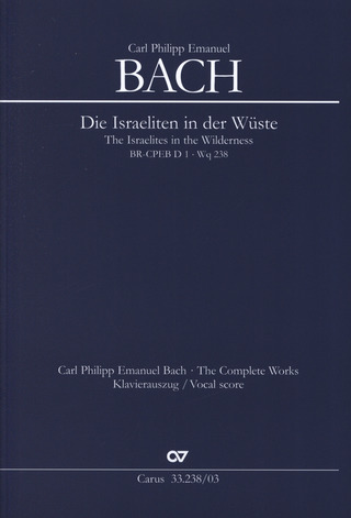 Carl Philipp Emanuel Bach - Die Israeliten in der Wüste Wq 238 (1769)