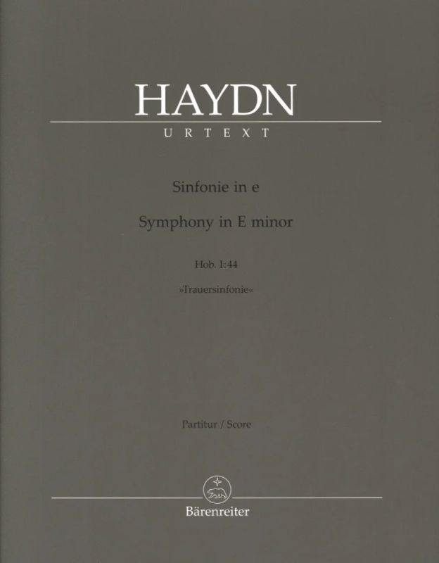 Joseph Haydn - Symphony in E minor Hob. I:44