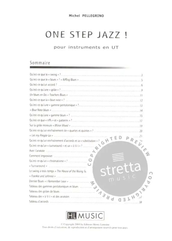 Michel Pellegrino - One Step Jazz