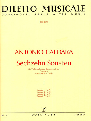 Antonio Caldara - 16 Sonaten Heft 1