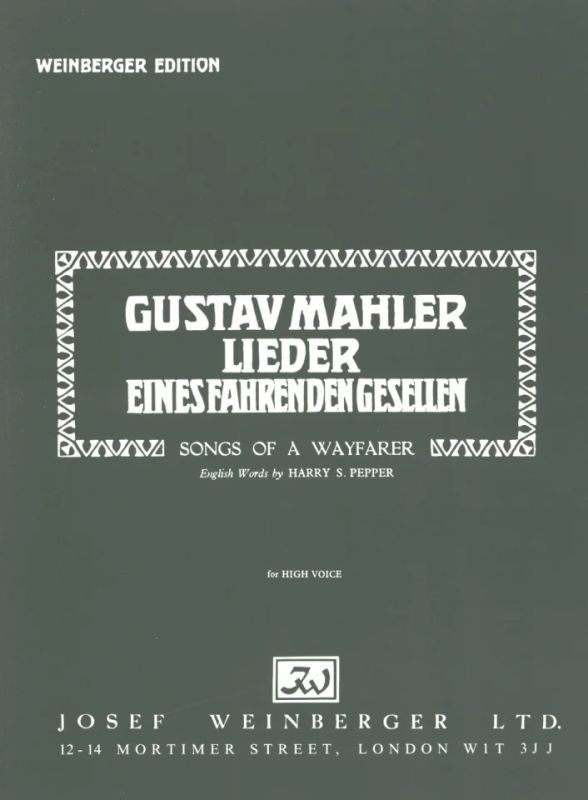 Gustav Mahler - Lieder eines fahrenden Gesellen