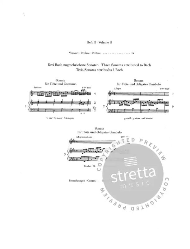 Johann Sebastian Bach - Flute Sonatas 1