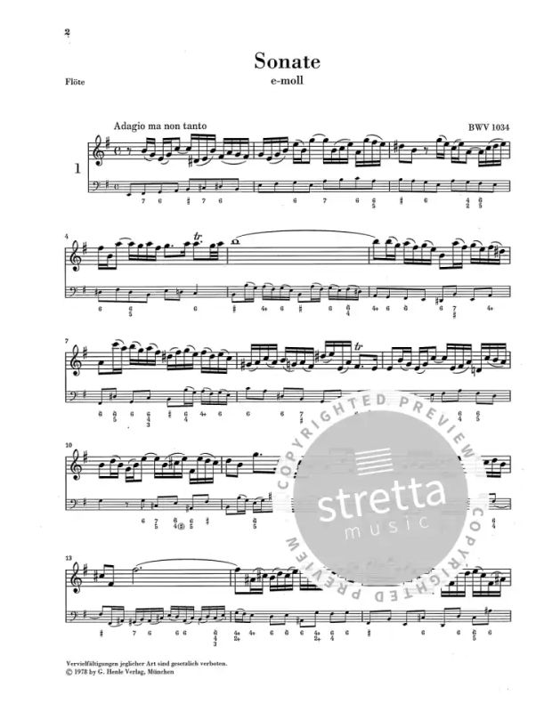 Johann Sebastian Bach - Flute Sonatas 1