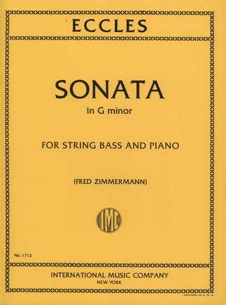 H. Eccles - Sonata in G minor