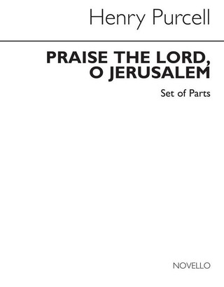 Henry Purcell et al. - Purcell Society Vol 17 Praise The Lord O Jerusalem