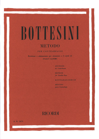 Giovanni Bottesini - Metodo Per Contrabbasso